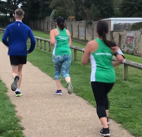 Fartlek running session