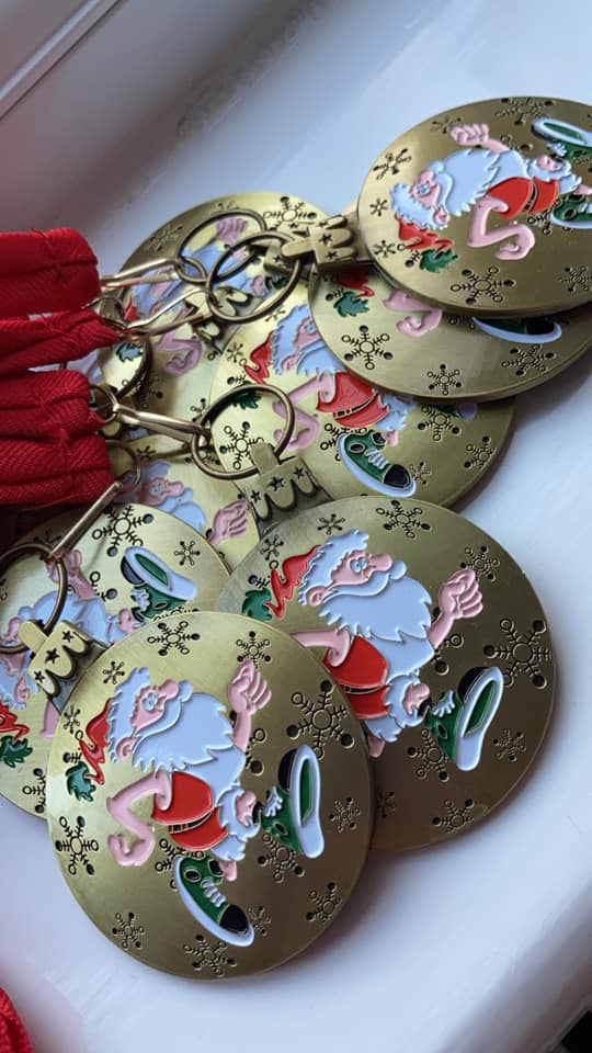 Santa medals