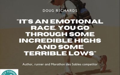 Running Tales Podcast: Doug Richards: How one runner went from being out of breath climbing the stairs to the Marathon des Sables