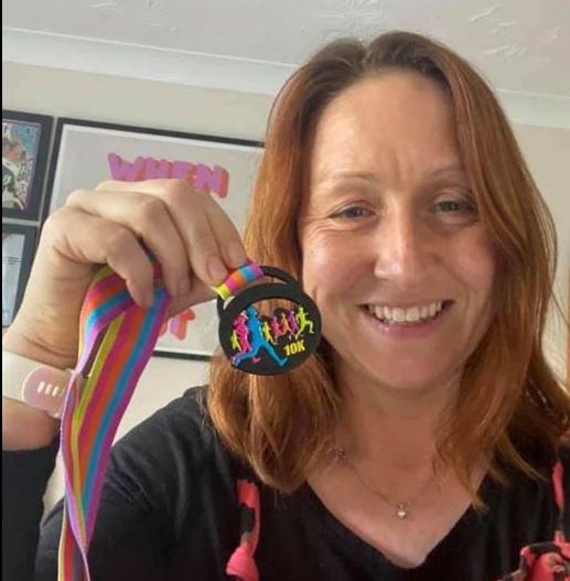 Autism medal finisher