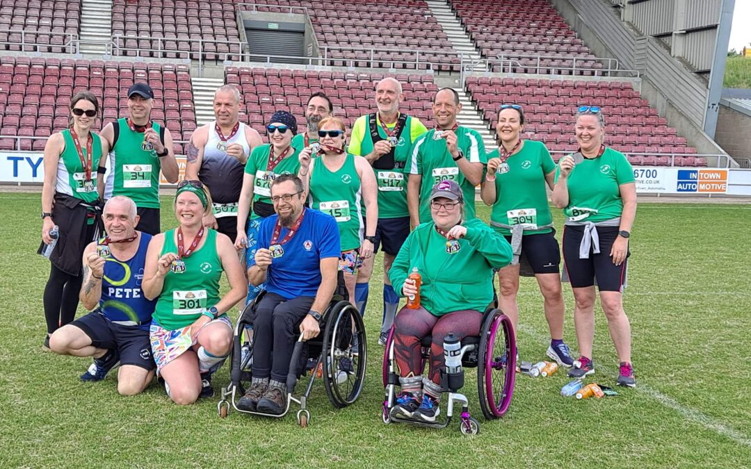 Green army on fire at Northampton 10k