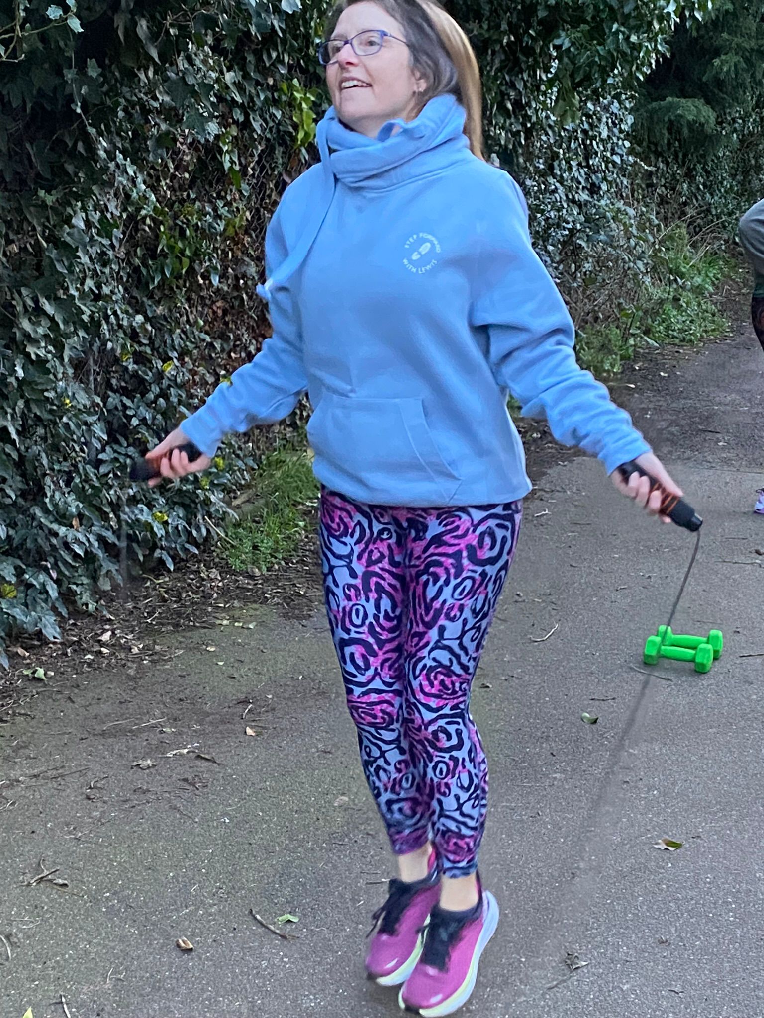 Step Forward With Lewis crossover neck hoodie - Image 4