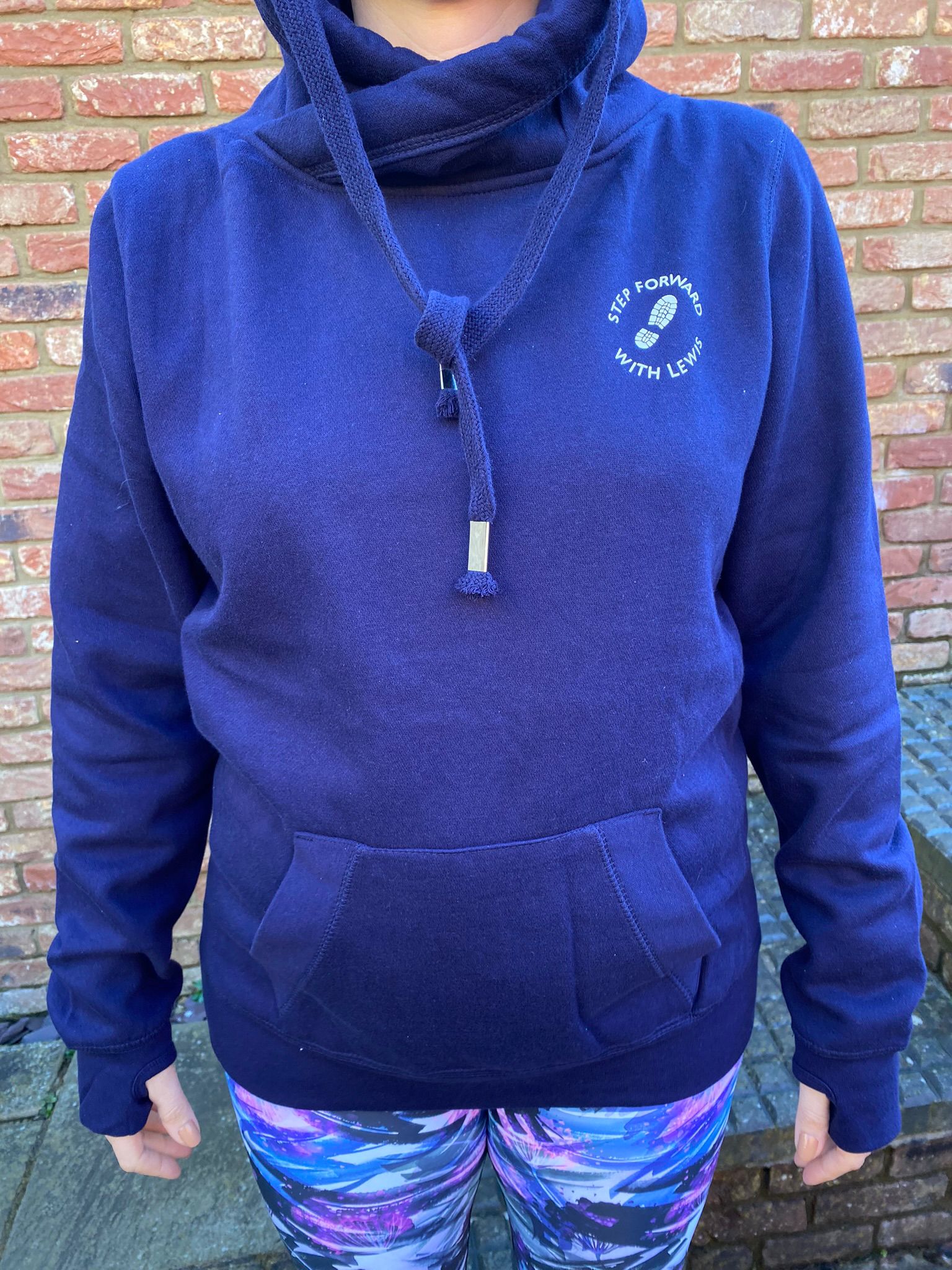 Step Forward With Lewis crossover neck hoodie - Image 3