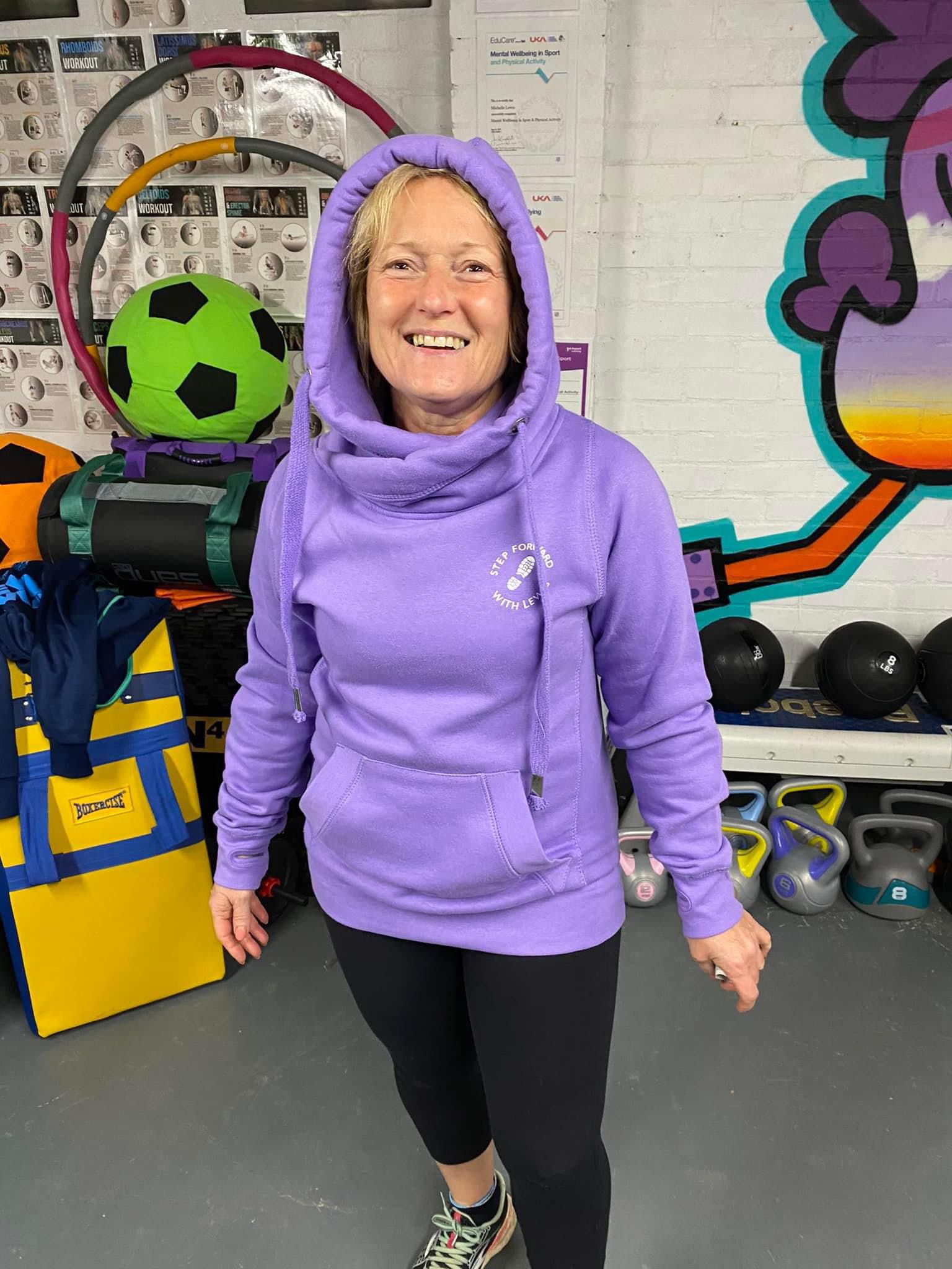 Step Forward With Lewis crossover neck hoodie - Image 2