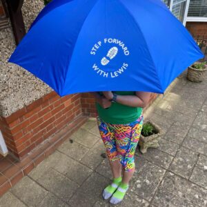Step Forward With Lewis Umbrella